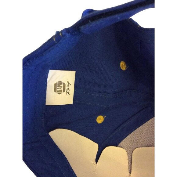Napa Racing Adjustable Blue & Yellow Cap With Embroidered Logo - Picture 4 of 4